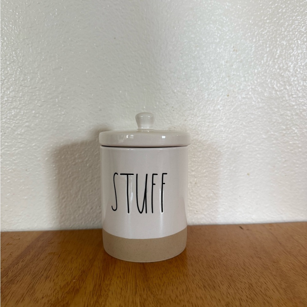 Rae Dunn White and Tan Food Storage Solution